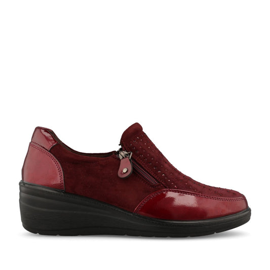 Jo & Joe Ladies Jessica Shoe In Burgundy