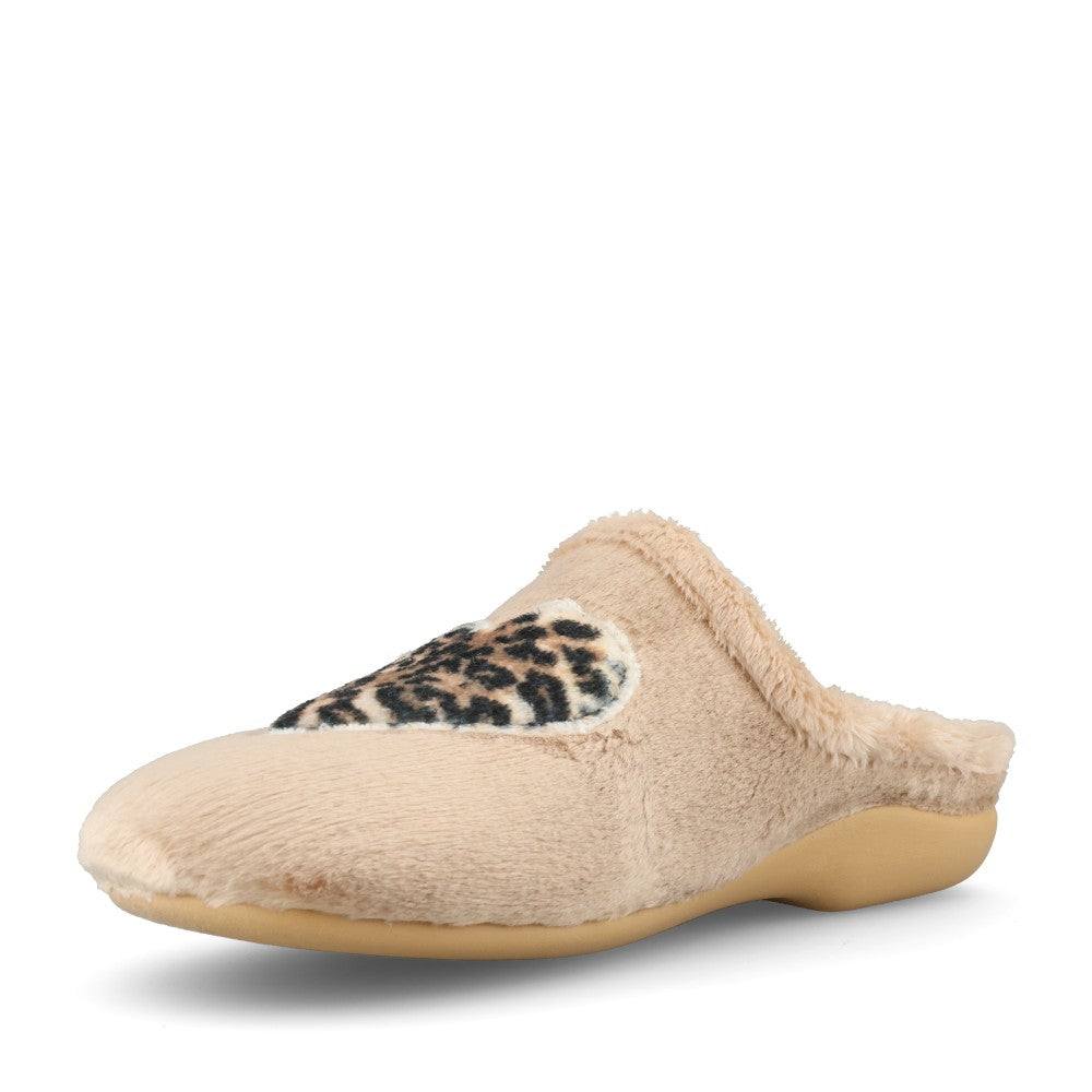 Lunar Ladies Buffy KLA256 Slipper In Beige