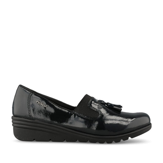 Rieker Ladies L5363 Shoe In Blue