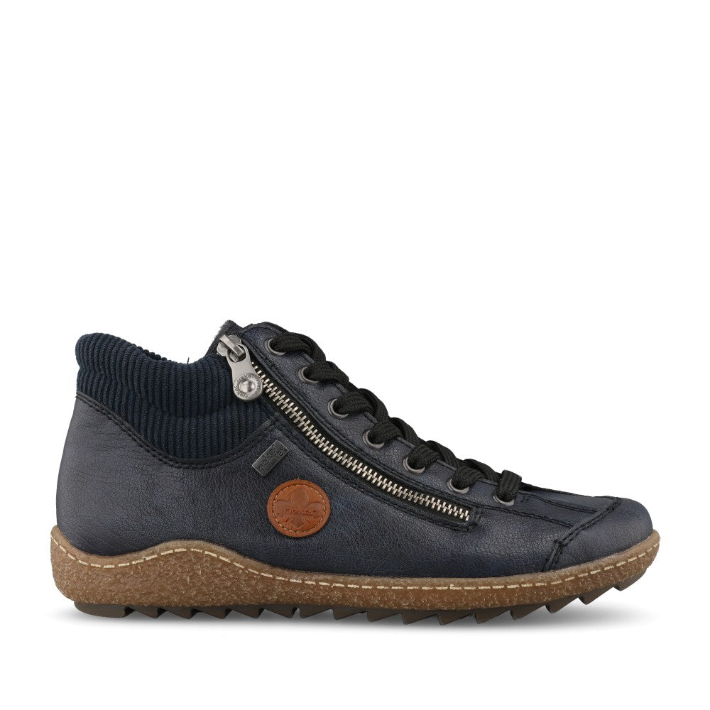 Rieker Ladies L7514 Lace Boot In Blue