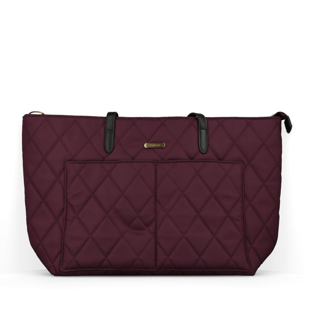 Barbour Ladies Quilted Tote LBA0395 Bag In Fig