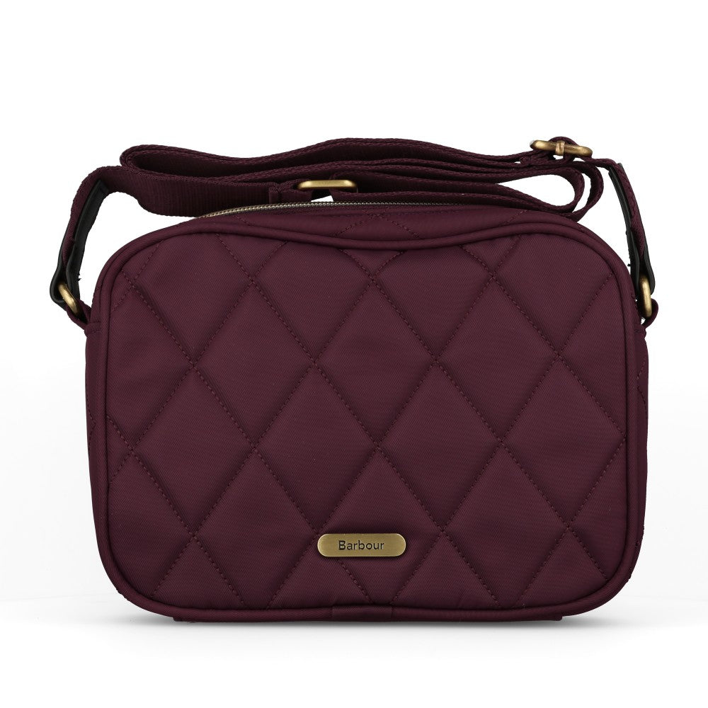 Barbour Ladies Quilted Crossbody LBA0432 Bag In Fig