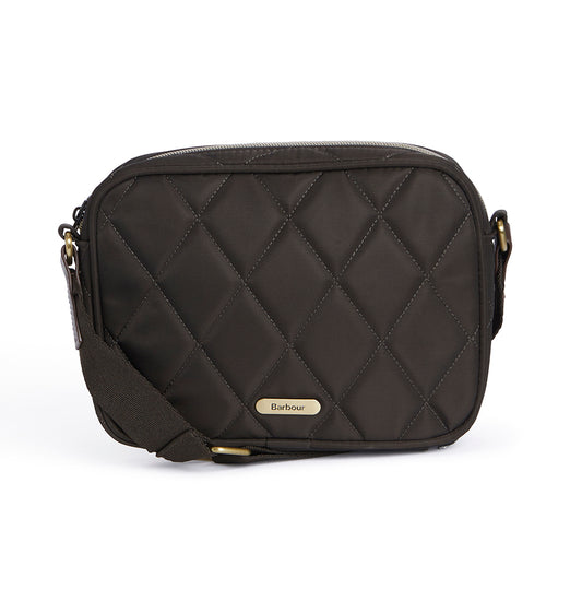Barbour Ladies Quilted Crossbody LBA0432 Bag In Olive