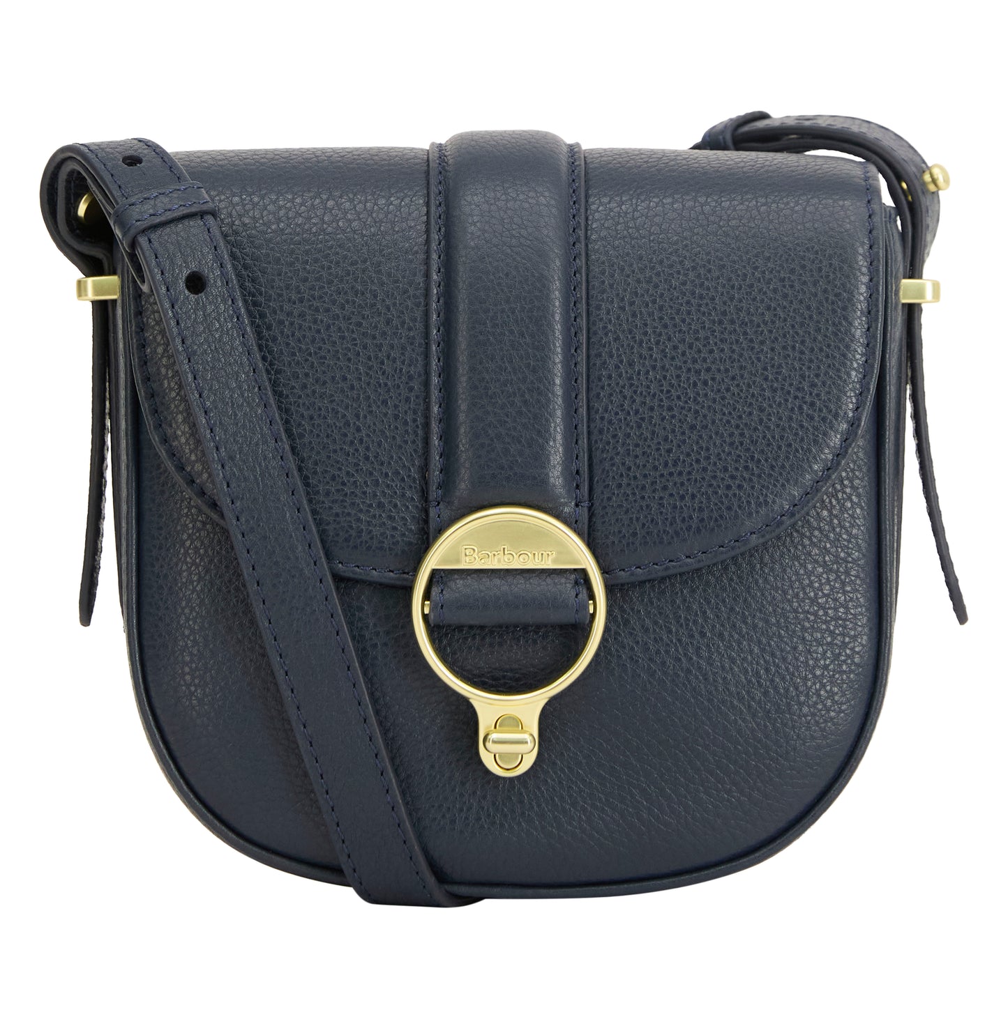 Barbour Ladies Elm Leather LBA0490 Bag In Navy