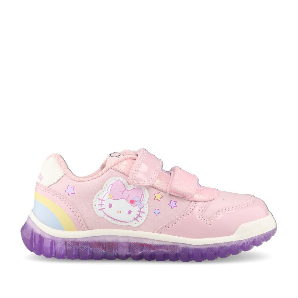 Geox Girls Lightyloo B6661B Trainer In Pink