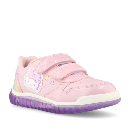 Geox Girls Lightyloo B6661B Trainer In Pink