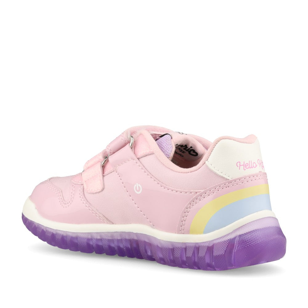 Geox Girls Lightyloo B6661B Trainer In Pink