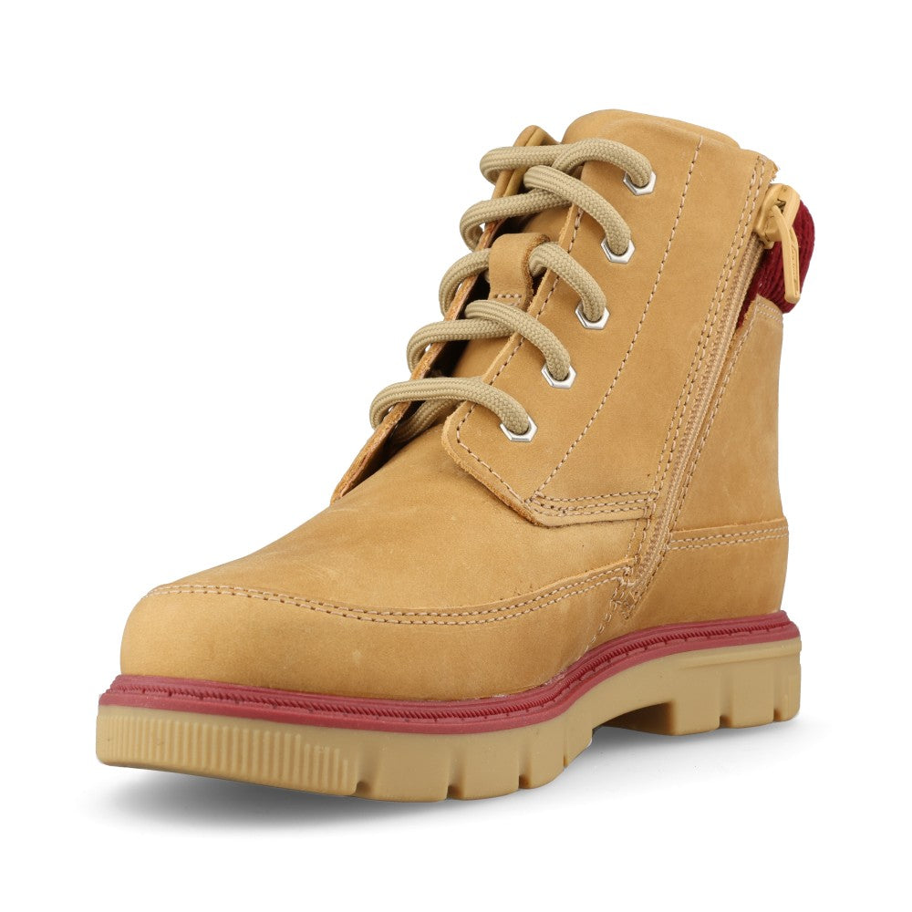 Clarks Boys Lorcam Pine O G-Fit Boot in Sand