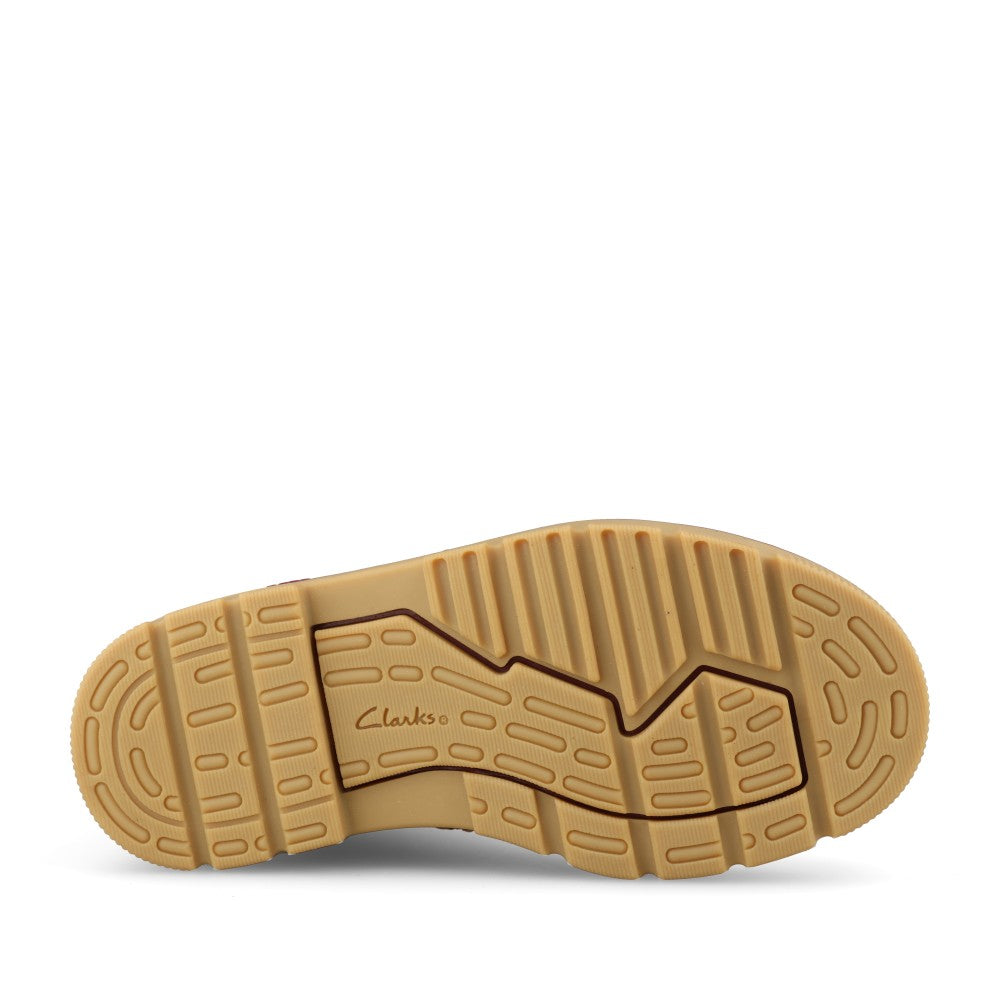 Clarks Boys Lorcam Pine O G-Fit Boot in Sand