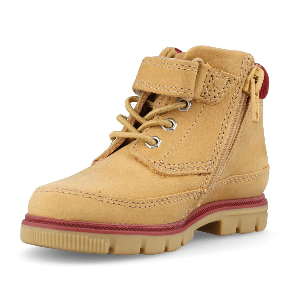 Clarks Boys Lorcam Pine T G-Fit Boot in Sand