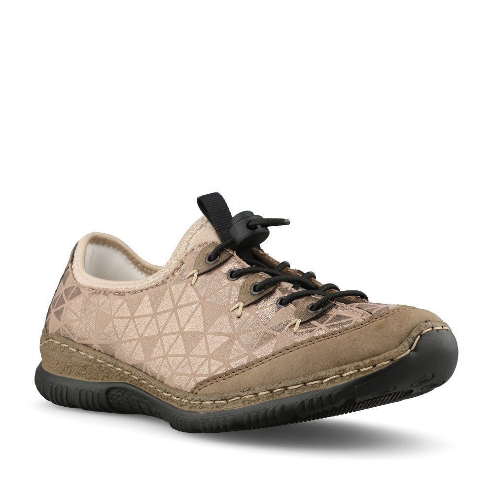 Rieker Ladies N3271 Shoe In Metalic