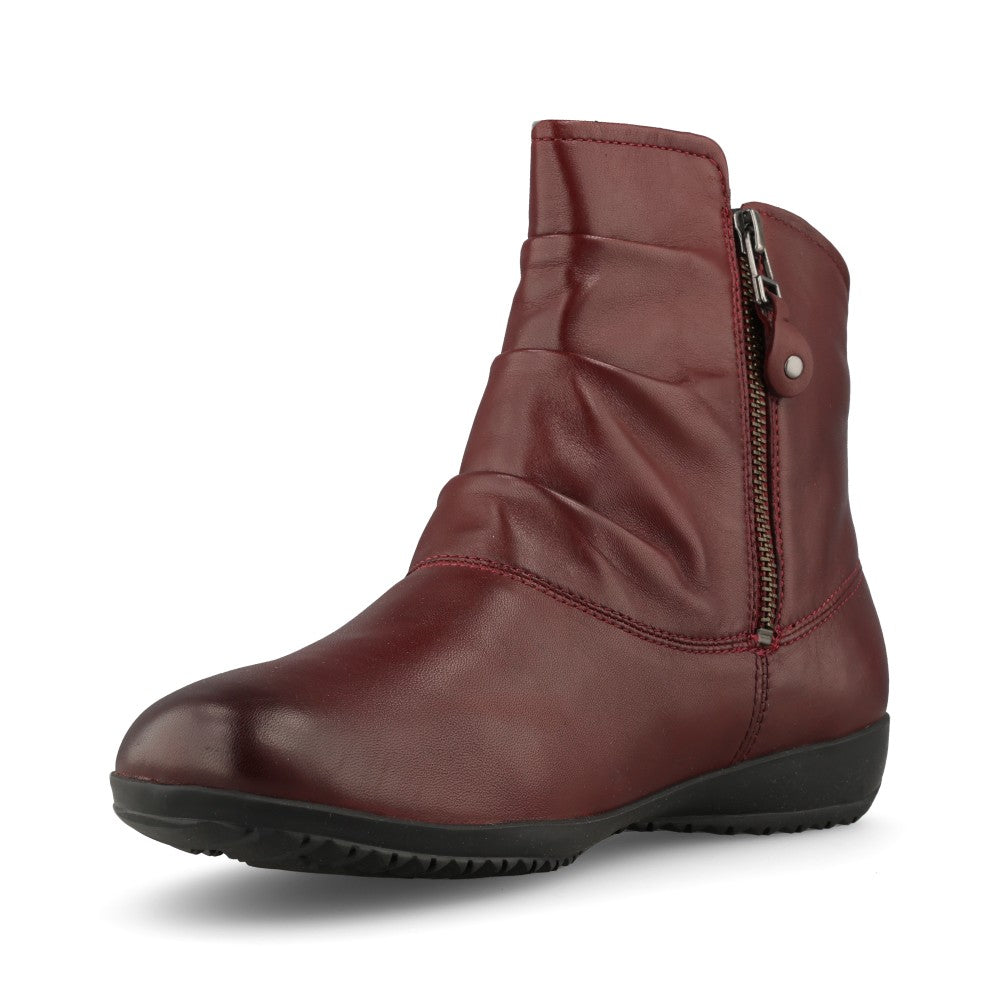 Josef Seibel Ladies 79724 Naly 24 Ankle Boot In Burgandy