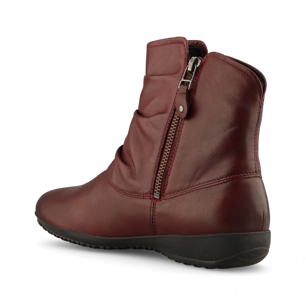 Josef Seibel Ladies 79724 Naly 24 Ankle Boot In Burgandy