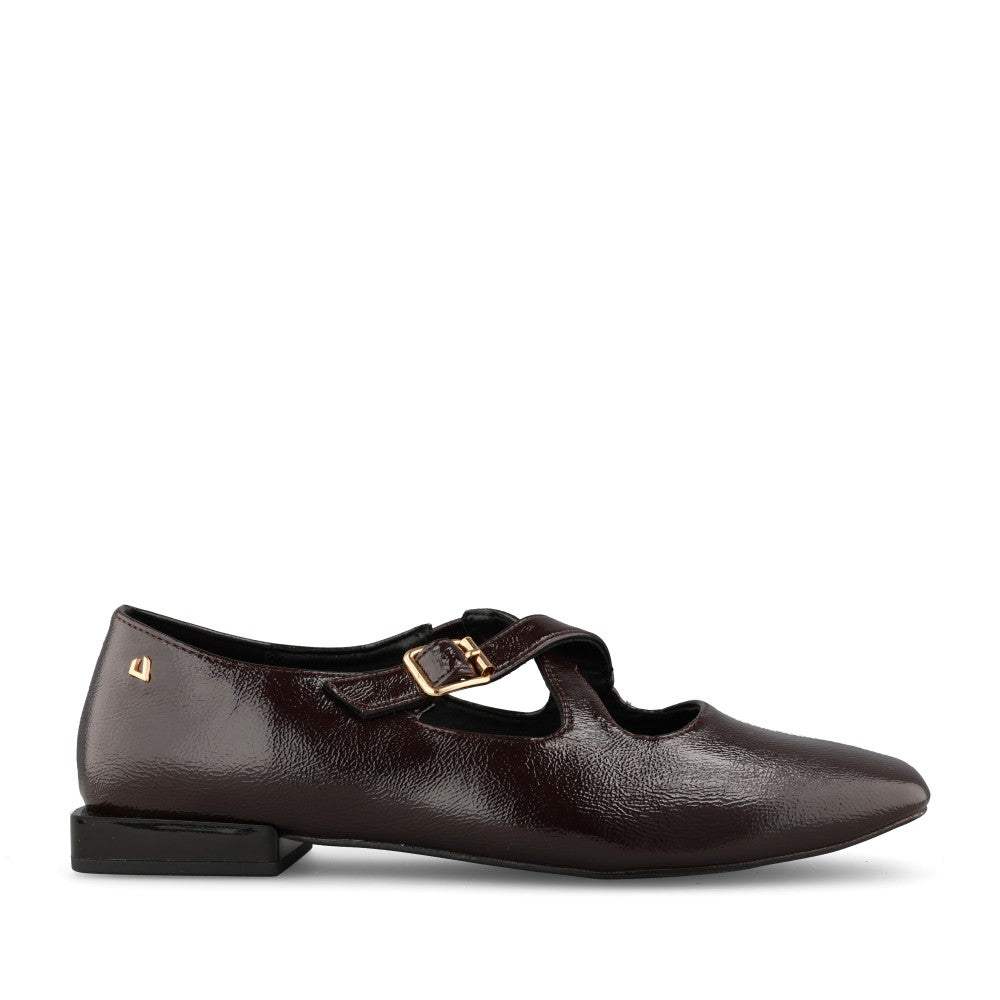 Una Healy Ladies Bookends Mary Jane Shoe In Choco Pop