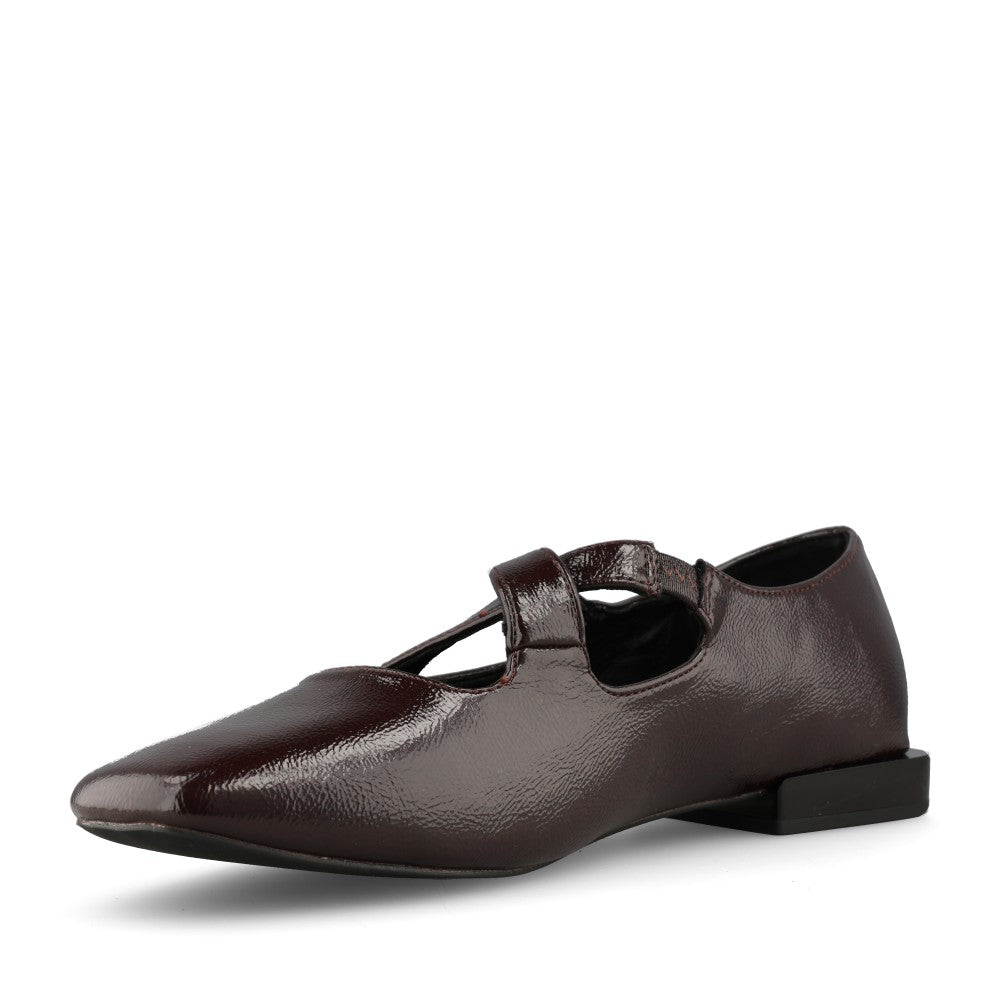 Una Healy Ladies Bookends Mary Jane Shoe In Choco Pop