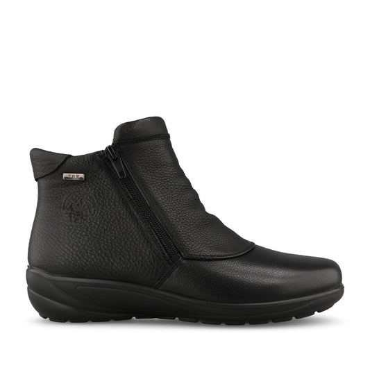 G-Comfort Ladies P-9521S Wide Fit Ankle Boot in Black