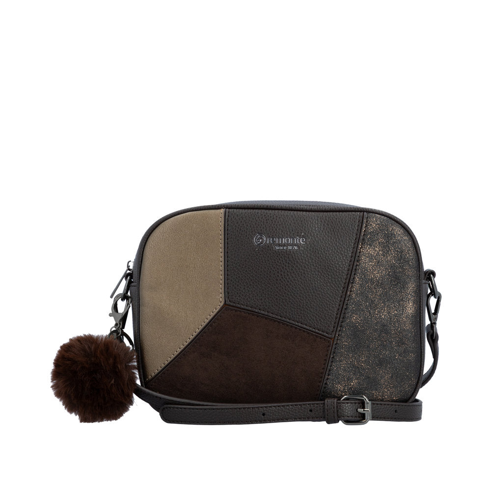 Remonte Ladies Q0674-25 Handbag In Brown Multi