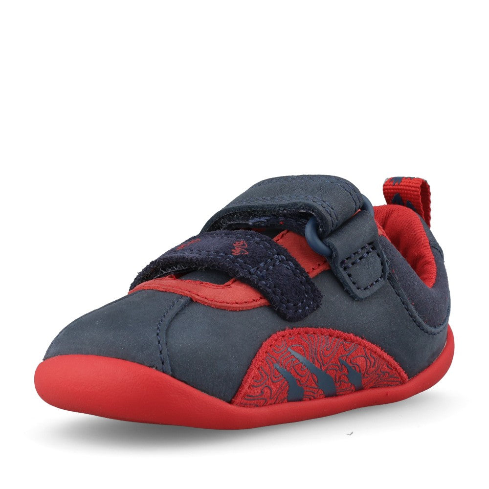 Clarks Boys Roamer Tail T G-Fit Shoe in Navy