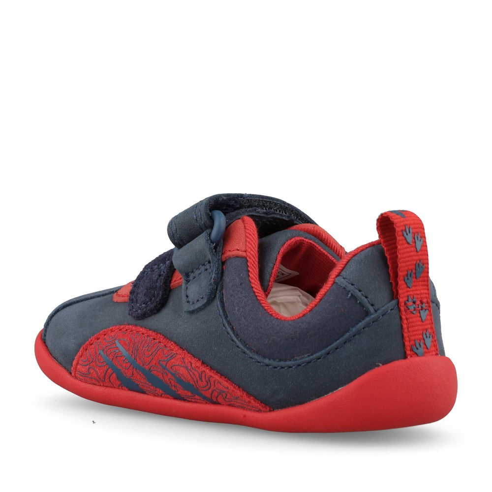 Clarks Boys Roamer Tail T F-Fit Shoe in Navy