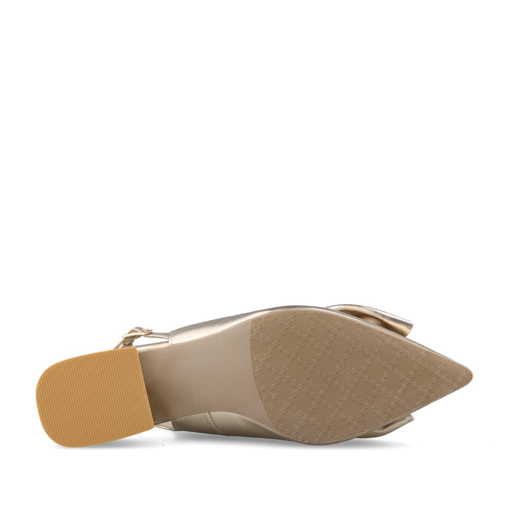 Emis Ladies 8586/F956o Sling Back Shoe In Gold