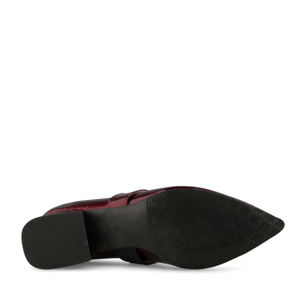 Emis Ladies 7963/F956o Mary Jane Shoe In Burgundy