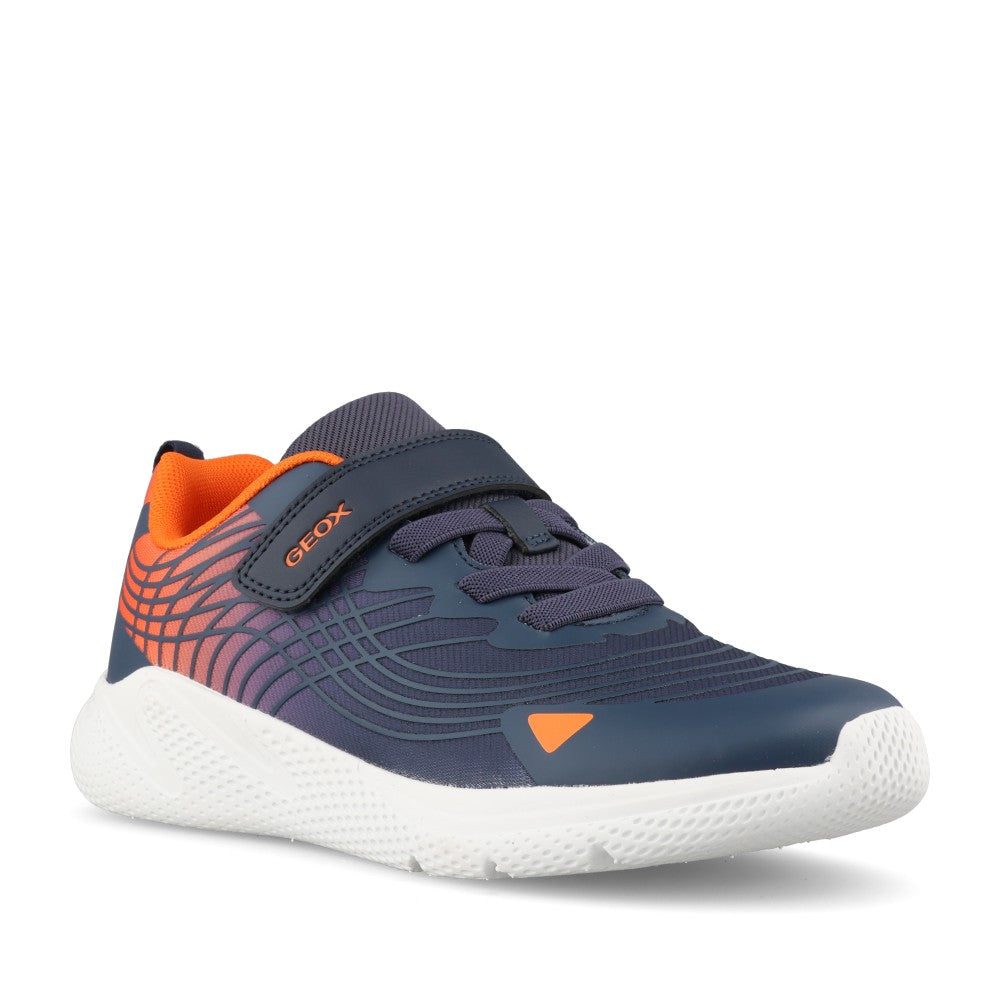 Geox Boys Sprintye J66GBB Trainer In Navy