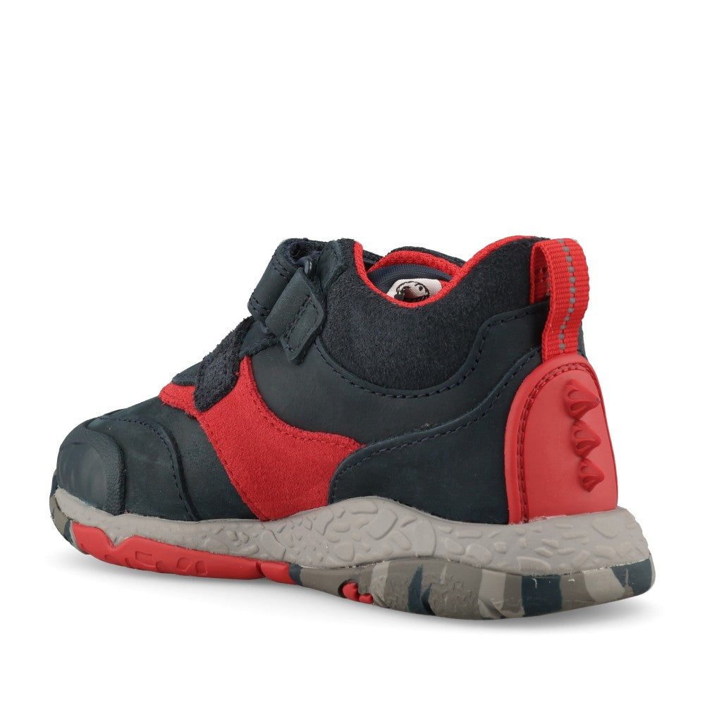 Clarks Boys Steggy Rex K G-Fit Boot in Navy