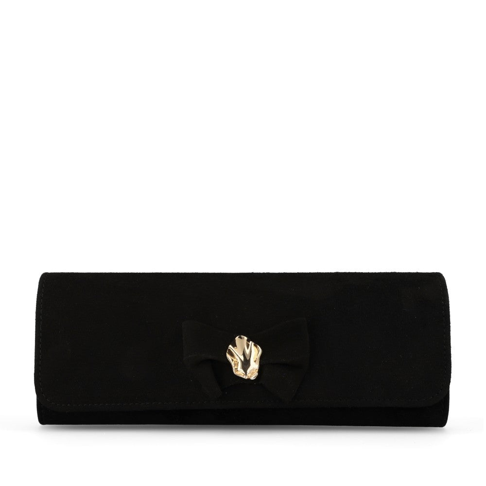 Emis Ladies T20 S8342 Black Clutch Bag In Black