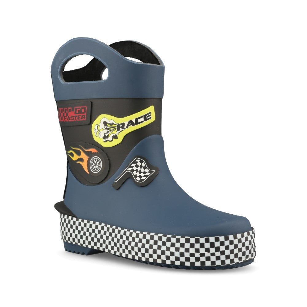 Clarks Boys Tarri Dash T G-Fit Welly in Navy