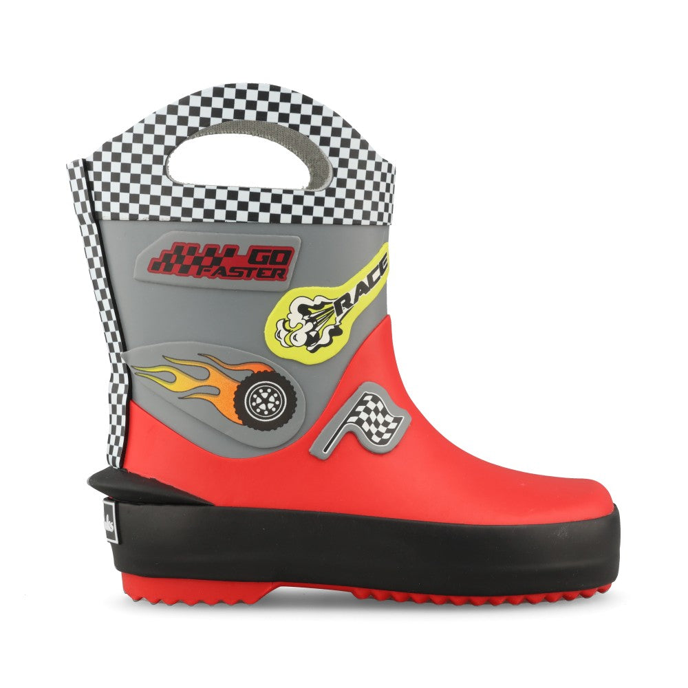 Clarks Boys Tarri Dash T G-Fit Welly in Red