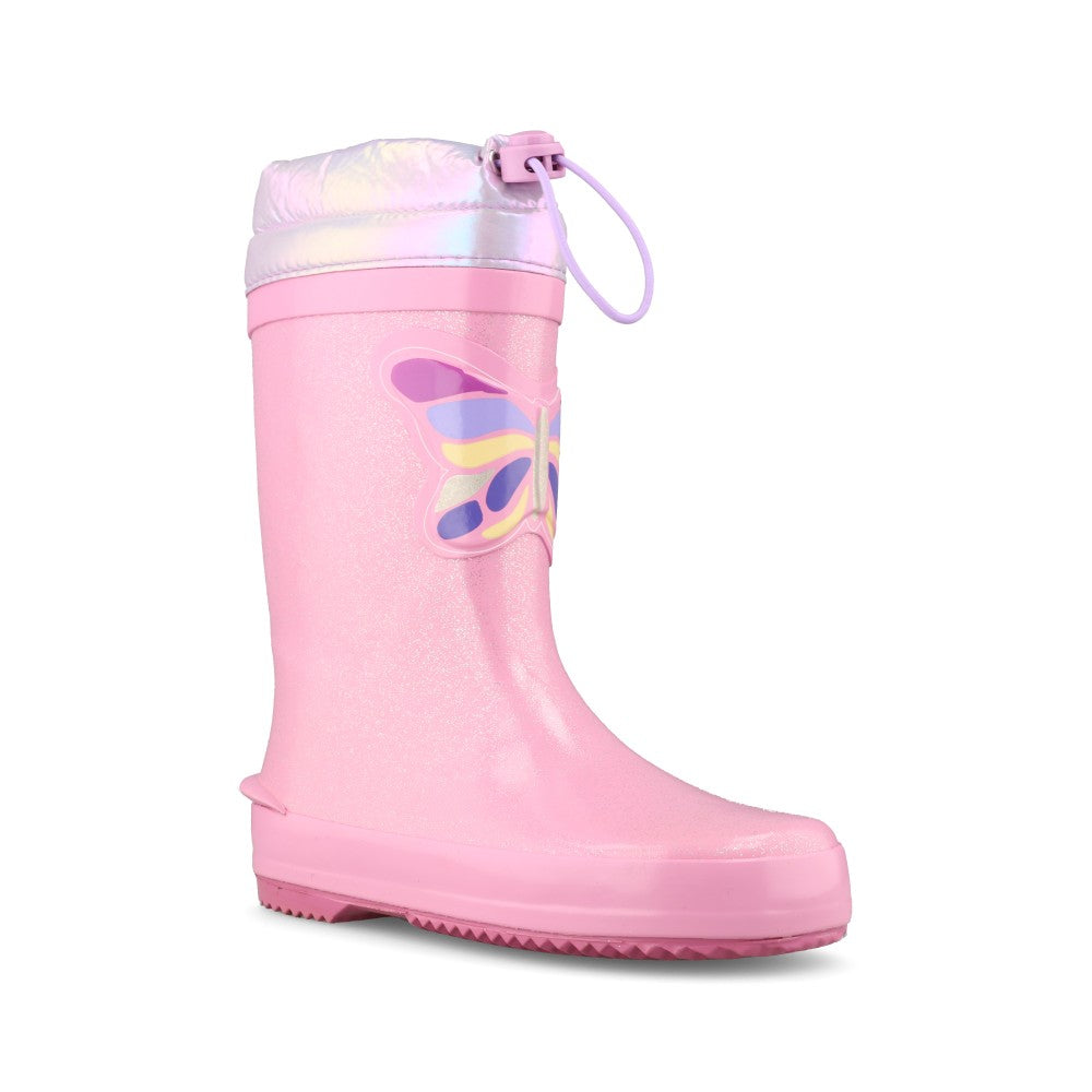 Clarks Girls Tarri Race K G-Fit Welly in Pink