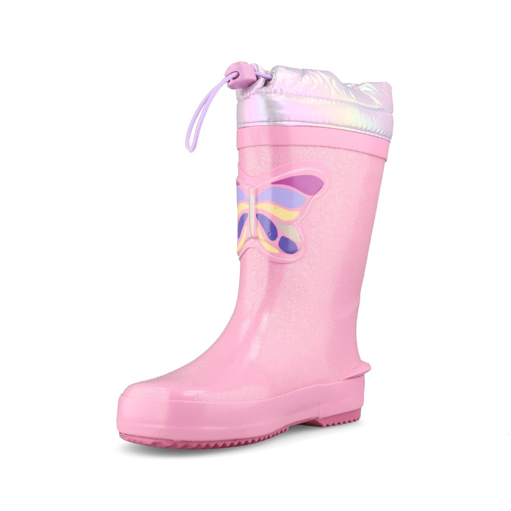 Clarks Girls Tarri Race K G-Fit Welly in Pink