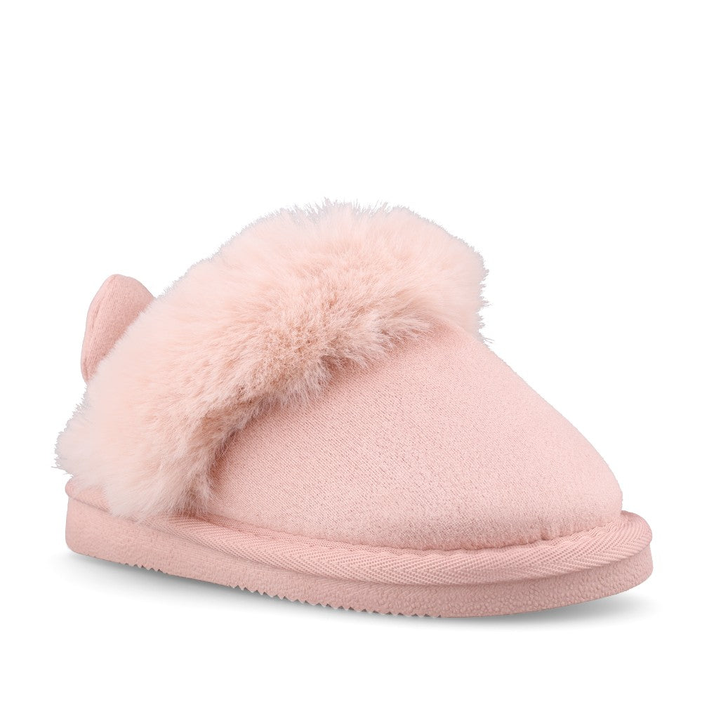 Clarks Girls Toastie Bow K G-Fit Slipper in Pink