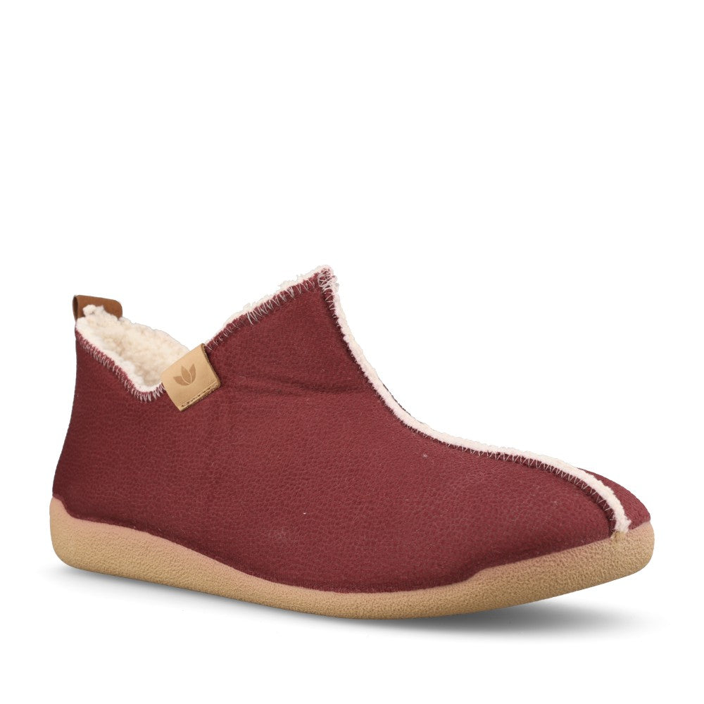 Lotus Ladies Franscisca ULH138 Slipper In Burgundy
