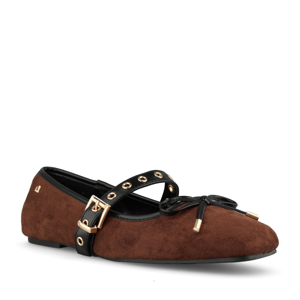 Una Healy Ladies Verano Rosa Mary Jane Shoe In Sienna