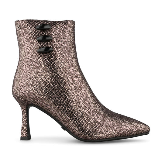 Una Healy Ladies Wild Cat Ankle Boot In Bronze Scale