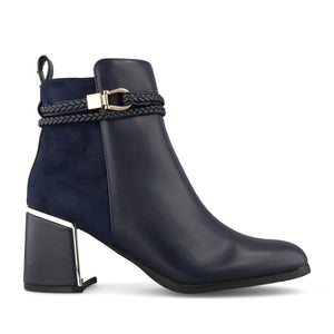 Lotus Ladies Winona ULB529 Ankle Boot In Navy