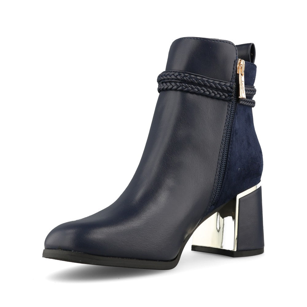 Lotus Ladies Winona ULB529 Ankle Boot In Navy