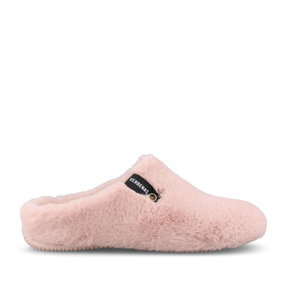 Verbenas Ladies York Groseto Mule Slipper In Antique Pink