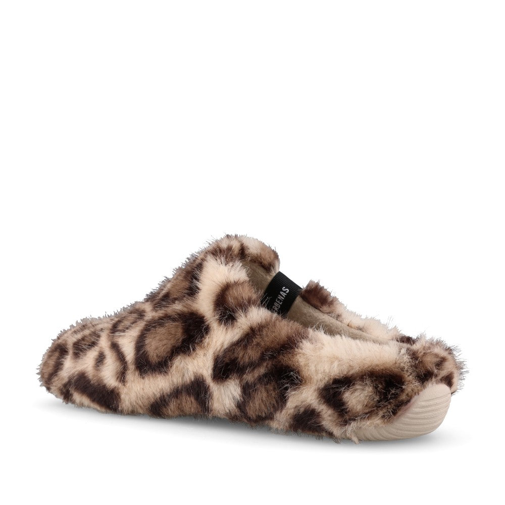 Verbenas Ladies York Feline Mule In Leopard