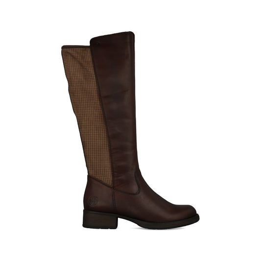 Rieker Ladies Z9591 Long Leg Boot In Brown