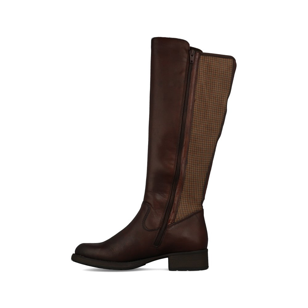 Rieker Ladies Z9591-28 Long Leg Boot In Brown