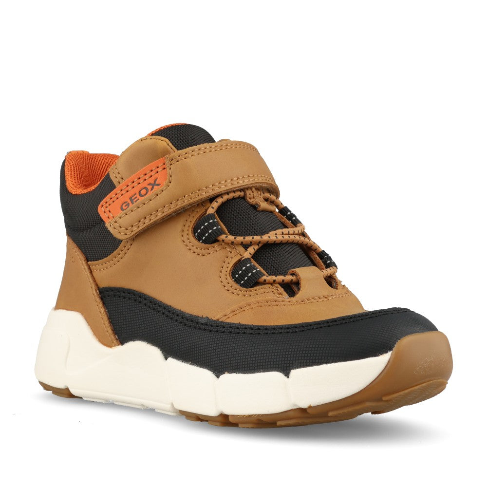 Geox Boys Flexyper Mini B661KA Ankle Boot In Dark Yellow
