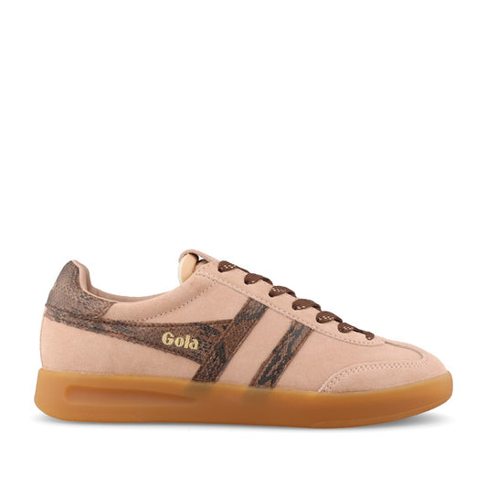 Gola Ladies Cyclone Snake CLB919 Trainer In Beige