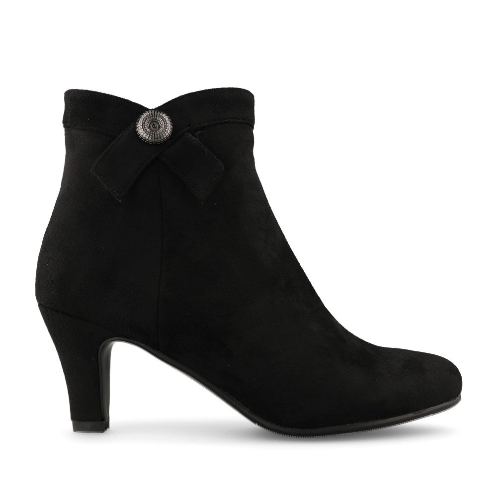 Redz Ladies D6031 Ankle Boot In Black