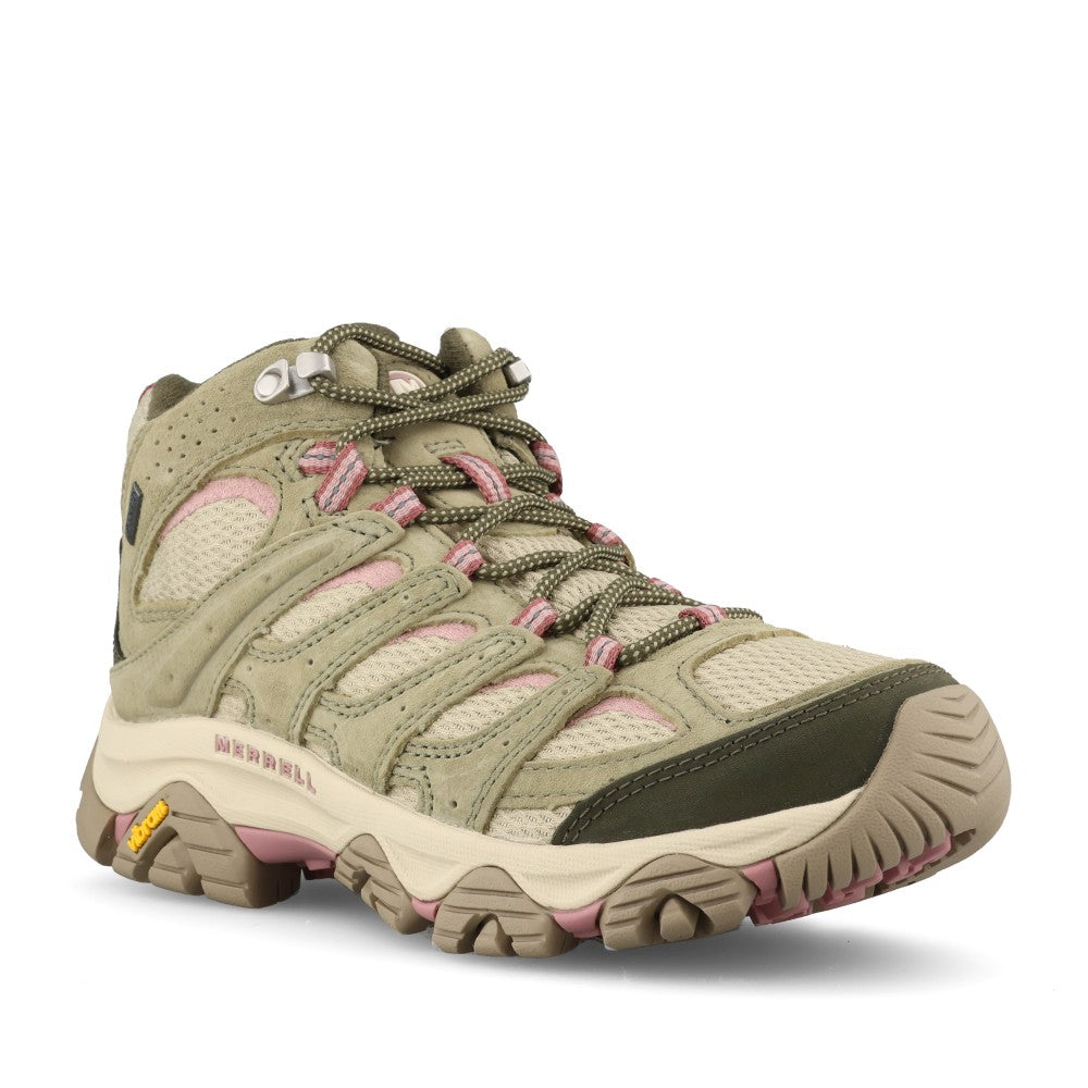 Ladies J00005416 Moab 3 Walking Shoe in Olive Green