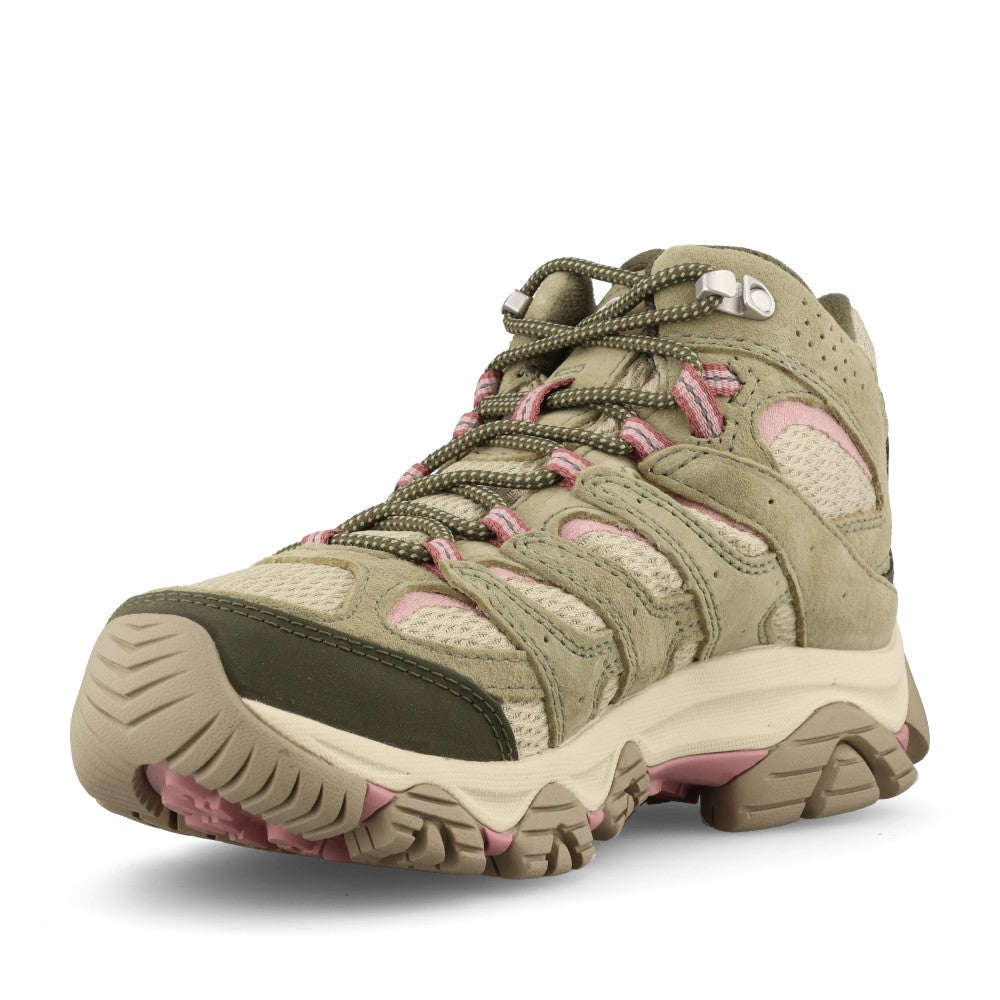 Ladies J00005416 Moab 3 Walking Shoe in Olive Green