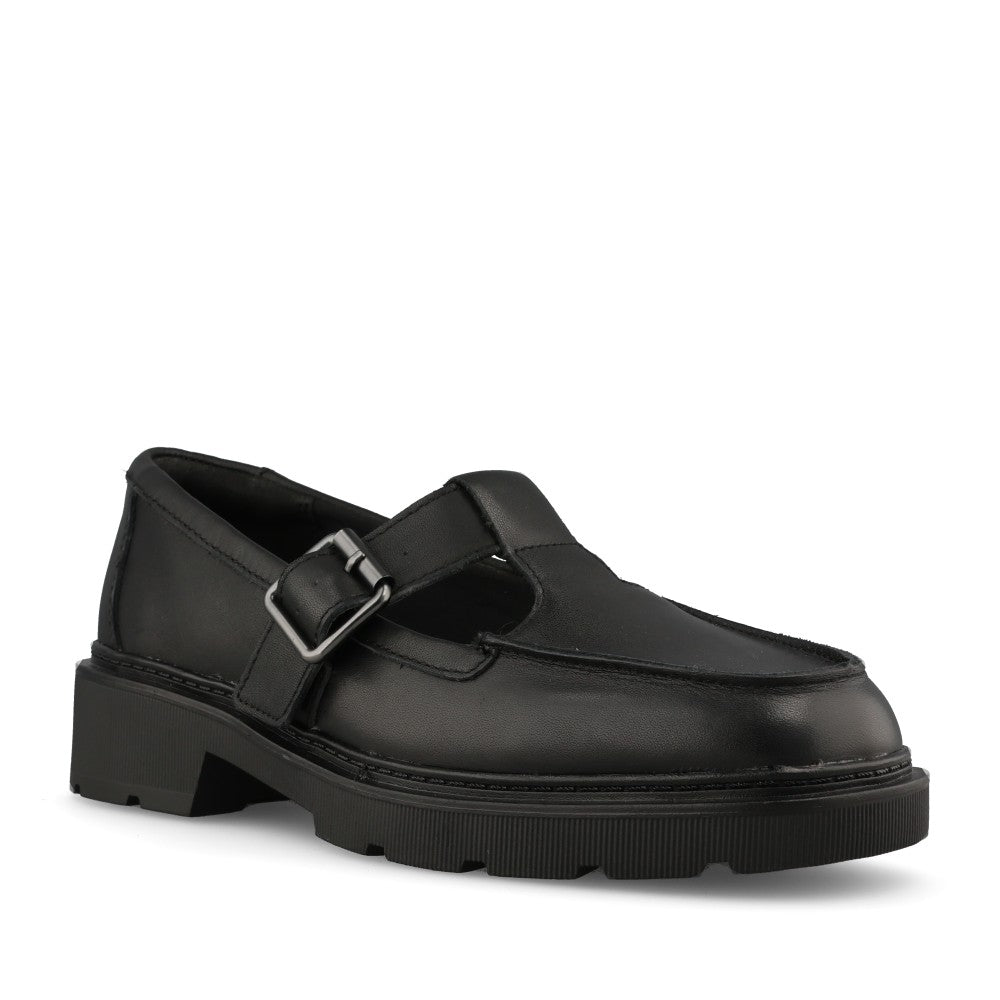 Clarks Ladies 26327144 Lauryl Bar In Black Leather