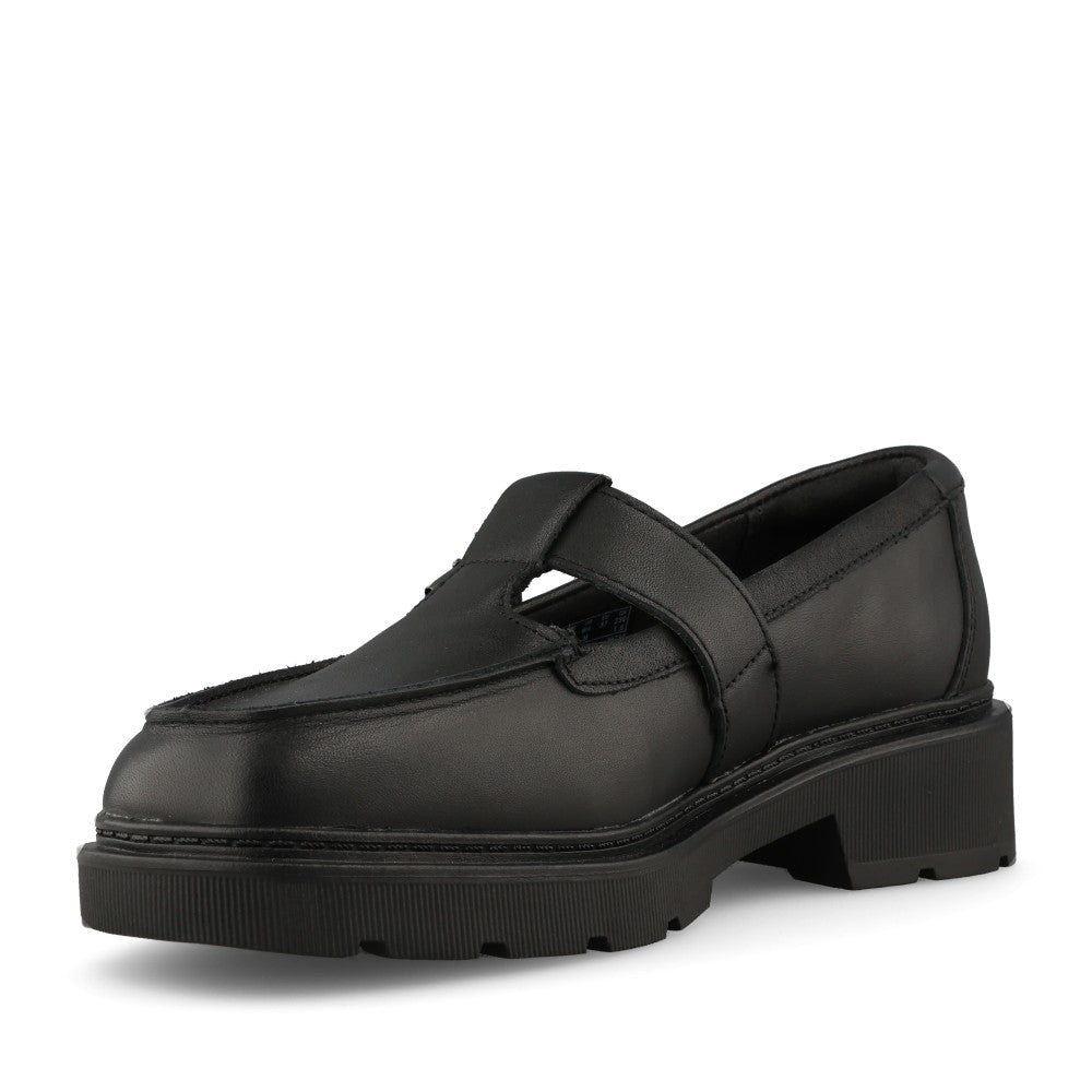 Clarks Ladies 26327144 Lauryl Bar In Black Leather