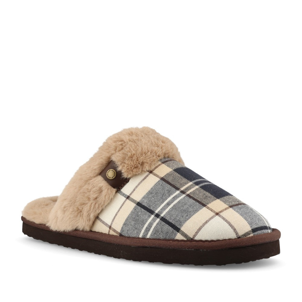 Barbour Ladies Claudia Slipper LSL0036 In Tartan
